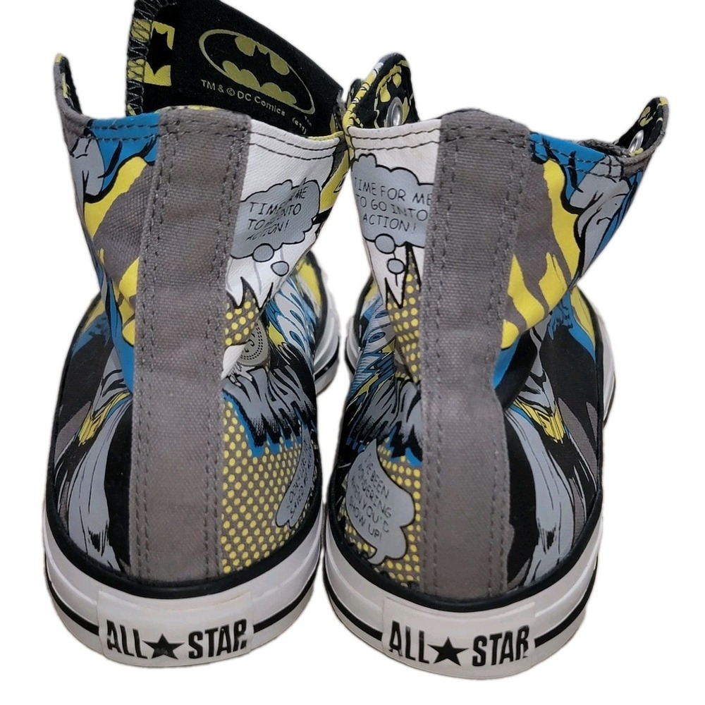 Converse Chuck Taylor All Star High Top Men's Size 10 DC Comics Batman Shoes - Picture 9 of 12